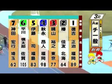 別府競輪　2024/09/23　3日目　3R