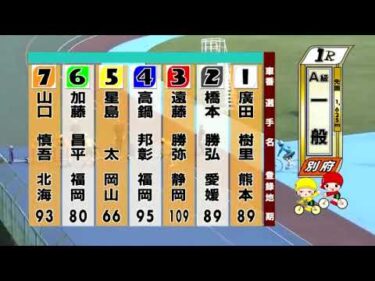 別府競輪　2024/09/27　2日目　1R