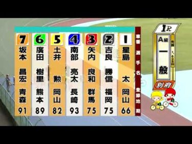 別府競輪　2024/09/28　3日目　1R