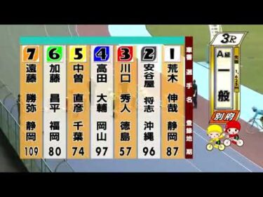 別府競輪　2024/09/28　3日目　3R