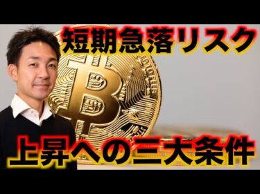 ビットコインに短期急落リスク。バブルへの三大条件。