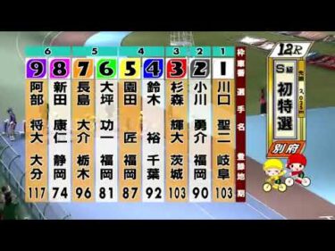 別府競輪　2024/10/11　1日目　12R