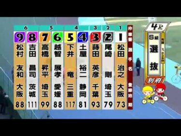 別府競輪　2024/10/12　2日目　4R