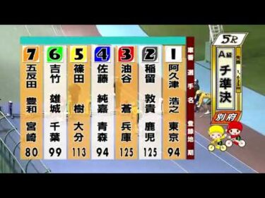 別府競輪　2024/10/01　2日目　5R