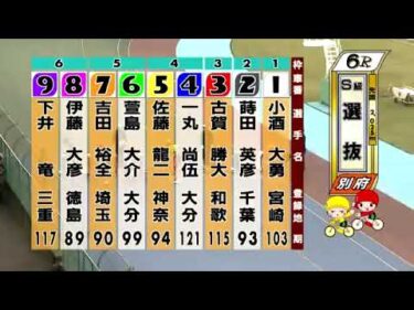 別府競輪　2024/10/13　3日目　6R