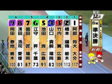 別府競輪　2024/10/13　3日目　12R