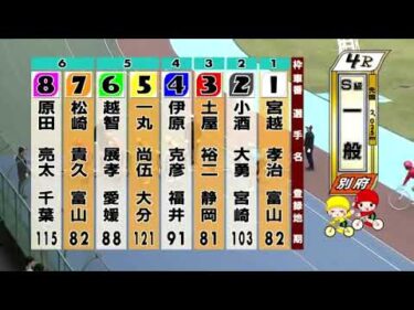 別府競輪　2024/10/14　4日目　4R