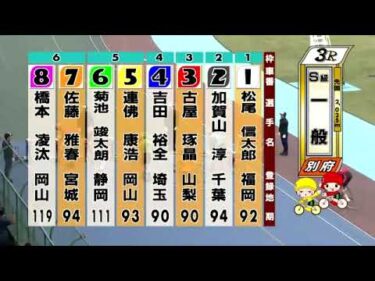 別府競輪　2024/10/14　4日目　3R