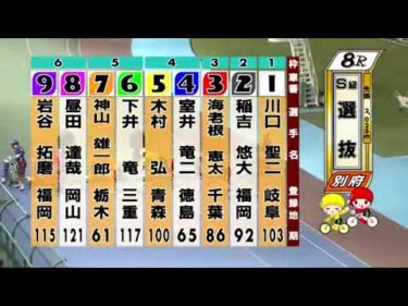 別府競輪　2024/10/14　4日目　8R