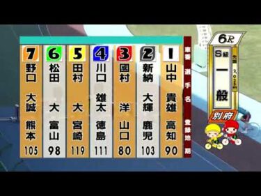 別府競輪　2024/11/20　2日目　6R