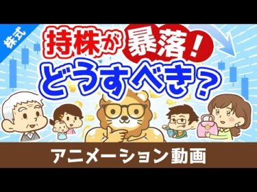 持っている株が暴落したらどうすれば良いのか？【株式投資編】：（アニメ動画）第481回