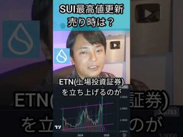 仮想通貨SUI(スイ)最高値更新、売り時は？ #暗号通貨 #暗号資産