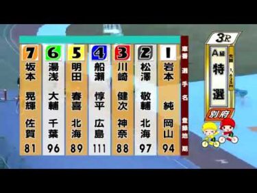 別府競輪　2024/12/03　3日目　3R