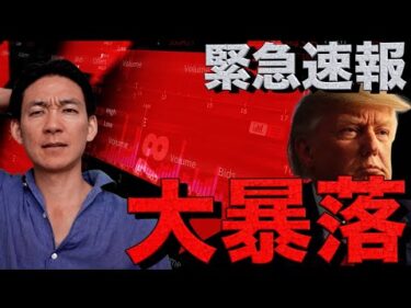 【緊急速報】トランプMemeが大暴落！どうなる仮想通貨。