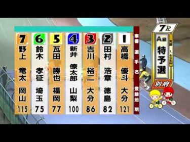 別府競輪　2025/01/26　1日目　7R