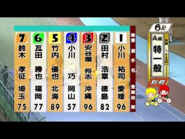 別府競輪　2025/01/27　2日目　6R