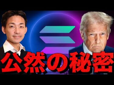 トランプ砲炸裂で仮想通貨市場は大荒れ。2025年はSOLの年！