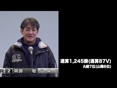 九州スポーツ杯G1第59回スピード王決定戦最終日(2025年2月24日)　優勝戦出場選手紹介