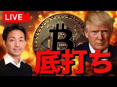 【ライブ】仮想通貨は底打ち？ビットコインは２０万ドルへ？