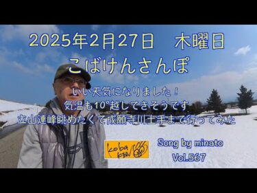 2025年2月27日　木曜日　こばけんさんぽ