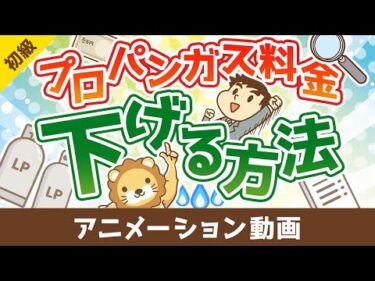 プロパンガス料金を下げる方法【お金の勉強 初級編】：（アニメ動画）第502回