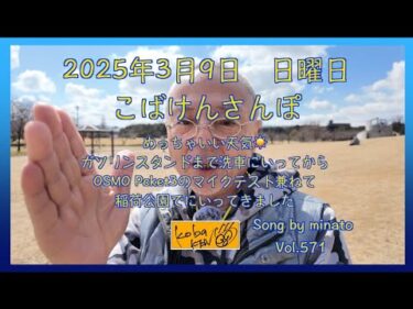 2025年3月9日　日曜日　こばけんさんぽ