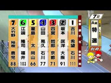 別府競輪　2025/03/09　3日目　7R