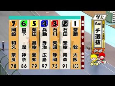 別府競輪　2025/03/16　3日目　4R