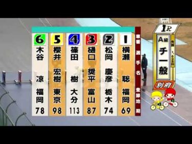 別府競輪　2025/03/16　3日目　1R