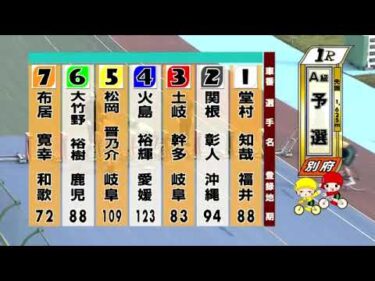 別府競輪　2025/05/18　1日目　1R