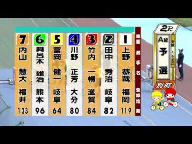 別府競輪　2025/05/18　1日目　2R