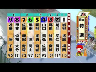 別府競輪　2025/06/08　4日目　7R