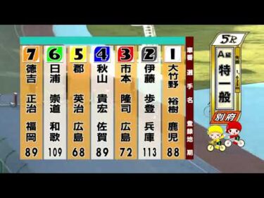 別府競輪　2025/06/17　3日目　5R