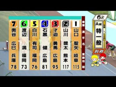別府競輪　2025/06/17　3日目　6R