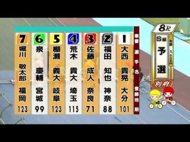 別府競輪　2025/07/28　1日目　8R