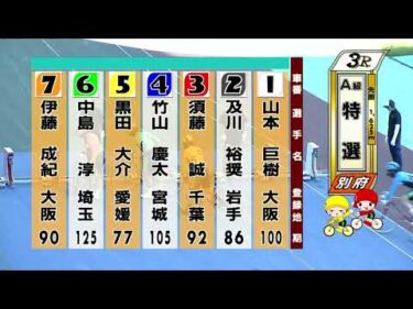別府競輪　2025/07/30　3日目　3R
