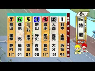 別府競輪　2025/07/30　3日目　8R