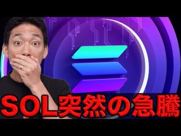 ビットコインは大手投資家の大量売却進。SOLはなぜ上昇した？