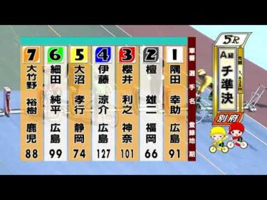 別府競輪　2025/08/29　2日目　5R