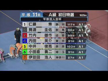 2025.08.02 FⅡナイター 平塚法人会杯 【平塚競輪】本場開催 初日【1R～11R】