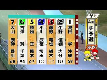 別府競輪　2025/08/06　1日目　4R