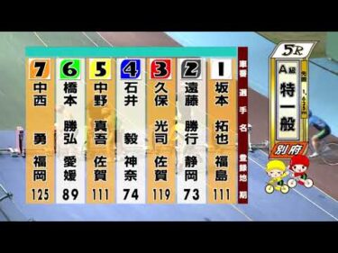 別府競輪　2025/08/07　2日目　5R