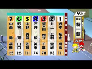 別府競輪　2025/08/08　3日目　4R