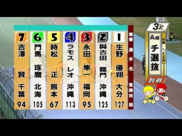 別府競輪　2025/08/08　3日目　3R