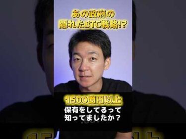 もうあの国すらBTCに賭ける時代？ #ビットコイン #仮想通貨