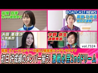 初日好成績のメンバー揃う！激戦必至の2ndドリーム│BOATCAST NEWS 2025年8月20日│