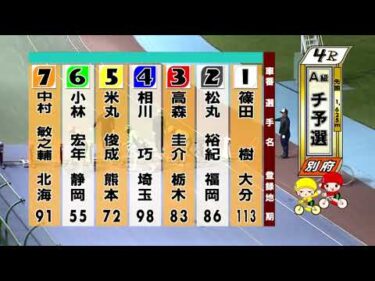 別府競輪　2025/09/30　1日目　4R