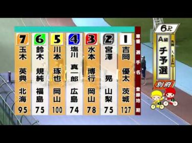 別府競輪　2025/09/30　1日目　6R