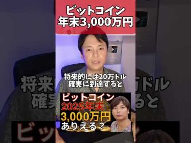 ビットコイン価格は年末3,000万円？