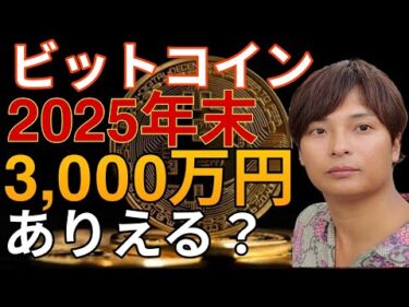 【重要】仮想通貨ビットコイン価格 2025年末20万ドル(3,000万円) ありえる？